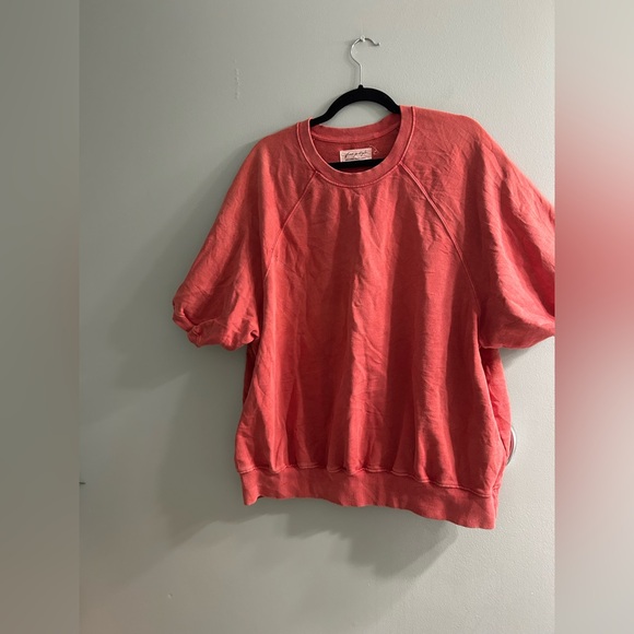 Free People Better On Sweatshirt short sleeve READ - Picture 5 of 10